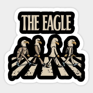 the eagles band retro Sticker